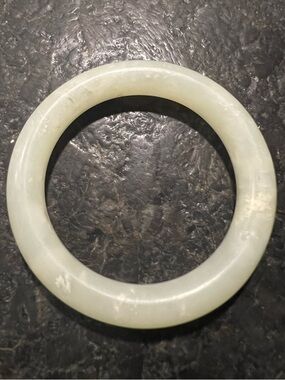 Baby Pale Green Jade Bangle Bracelet